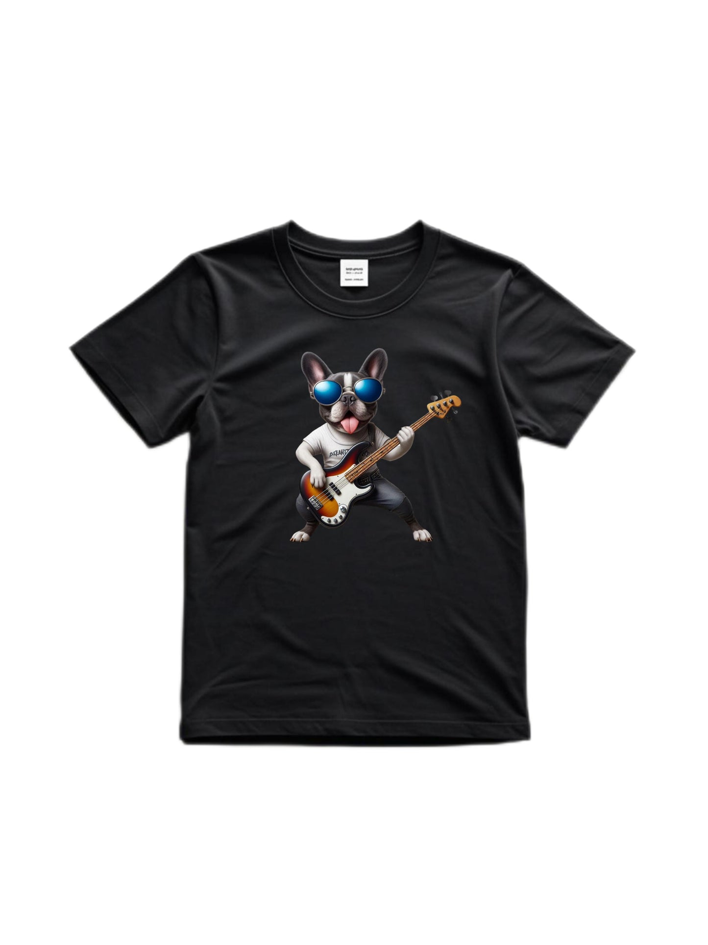 Rocking Bulldog Graphic 01 - Mens & Womens Short Sleeve T-Shirt T Shirt for Men, gift for men