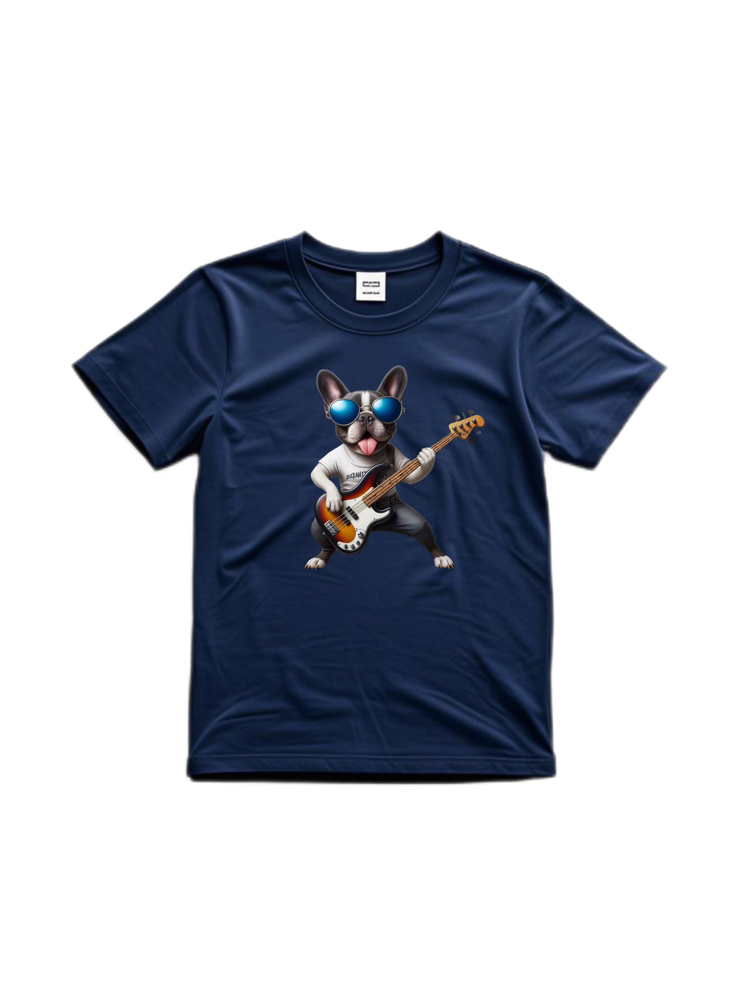 Rocking Bulldog Graphic 01 - Mens & Womens Short Sleeve T-Shirt T Shirt for Men, gift for men