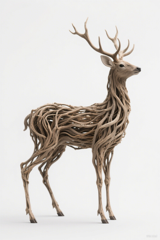 digital wood deer 25060501