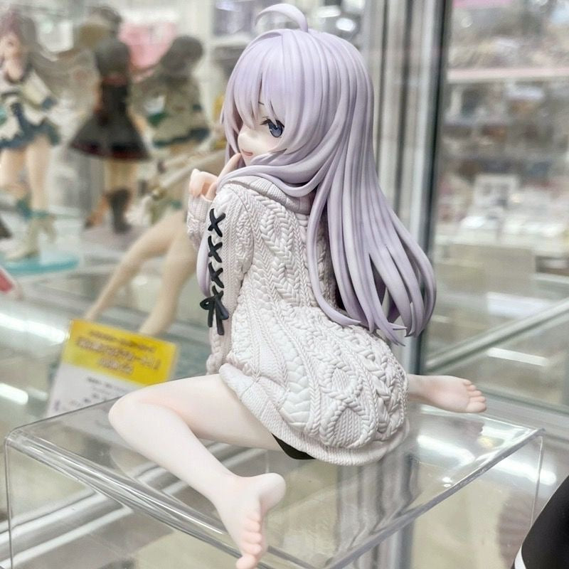 Anime figure, Elaina, in wool sweater