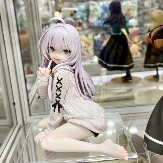 Anime figure, Elaina, in wool sweater