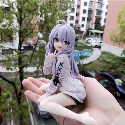 Anime figure, Elaina, in wool sweater