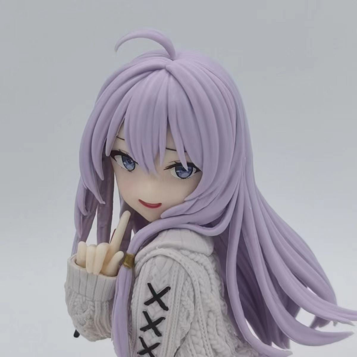 Anime figure, Elaina, in wool sweater