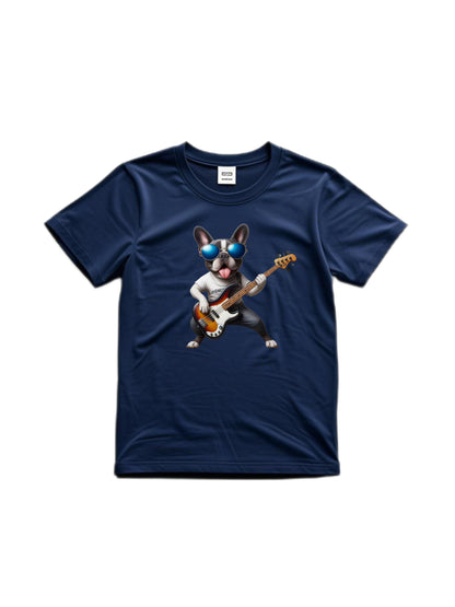 Rocking Bulldog Graphic 01 - Mens & Womens Short Sleeve T-Shirt T Shirt for Men, gift for men