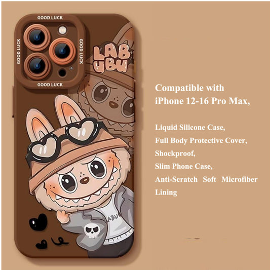 Compatible with iPhone 16 Pro Max, Liquid Silicone Case, Full Body Protective Cover, Shockproof, Slim Phone Case, Anti-Scratch Soft Microfiber Lining